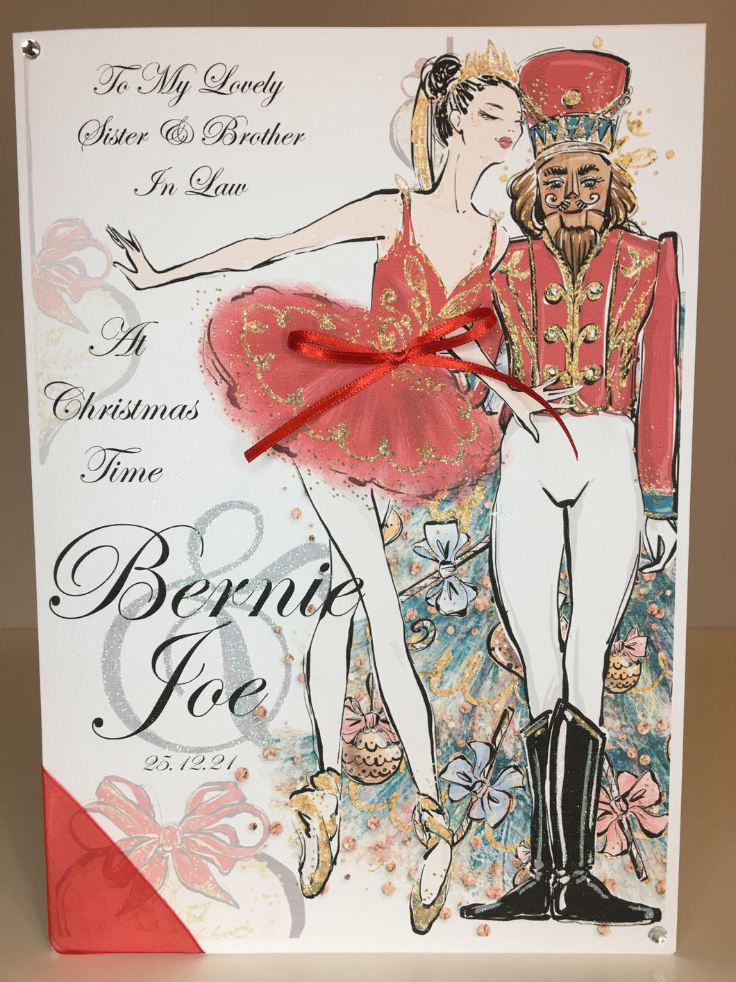 Christmas - Nutcracker & Ballerina Card