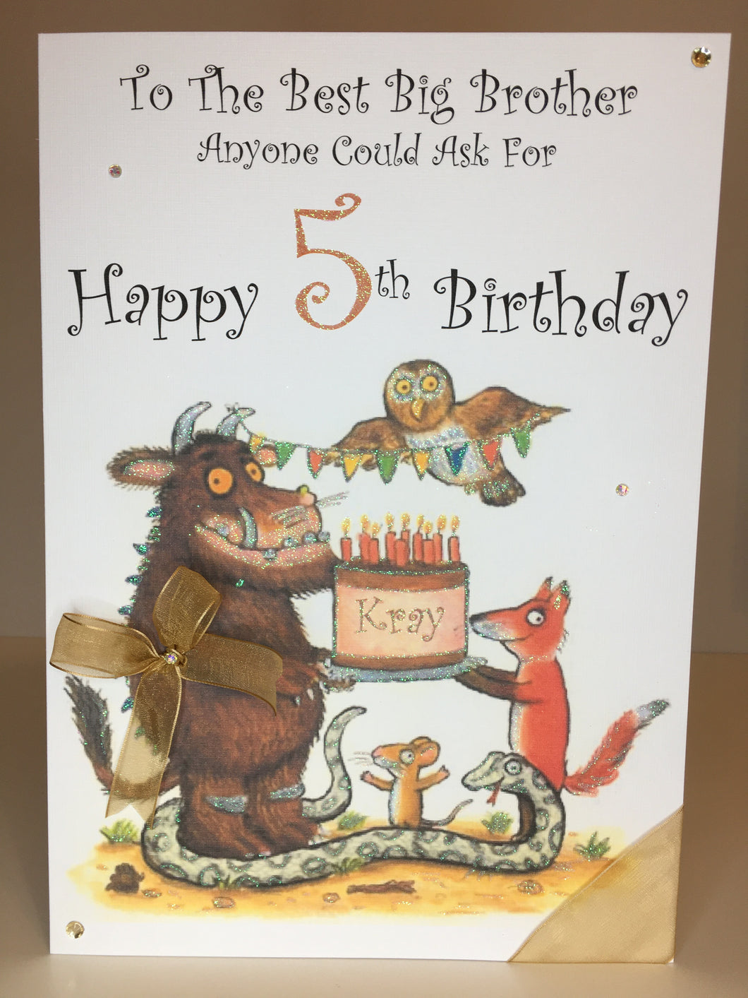 The Gruffalo with Cake Card