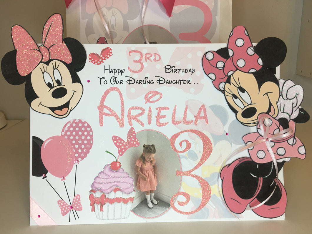 Minnie Mouse Pop Up Card