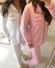 Load image into Gallery viewer, White Long Set Ladies &amp; Children’s Pyjamas
