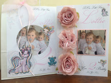 Load image into Gallery viewer, Design - Artificial Rose Luxury Photo Card
