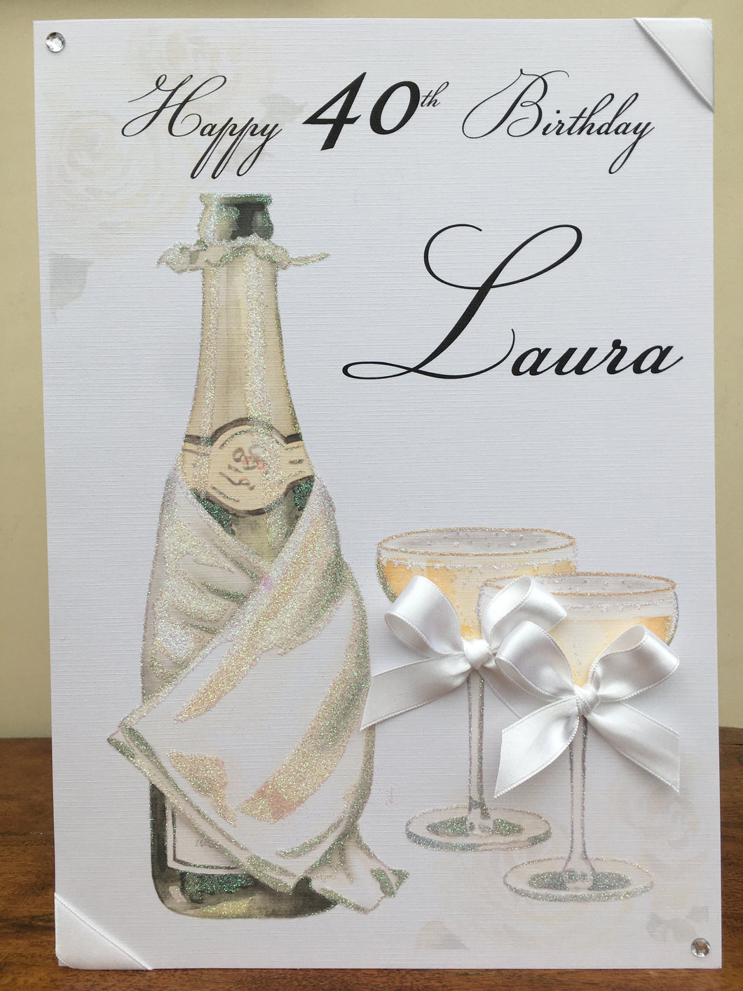 Champagne & Glasses Card