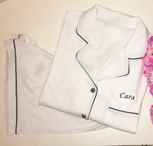 Load image into Gallery viewer, White Short Set Ladies &amp; Children’s Pyjamas
