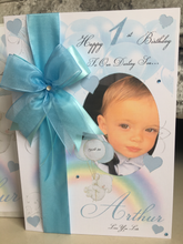 Load image into Gallery viewer, Ribbon &amp; Bow Elephant Photo Card
